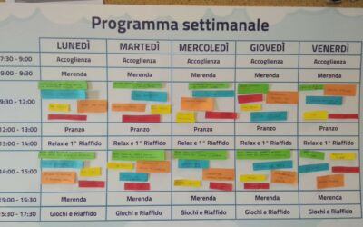 Programma dal 8/7 al 12/7