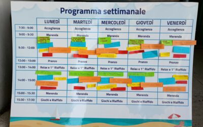 Programma dal 15/7 al 19/7