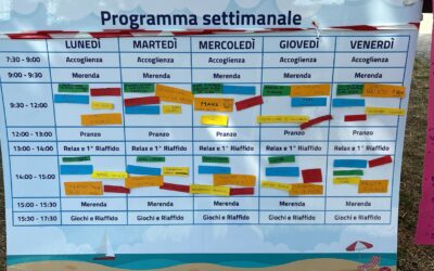 Programma dal 5/8 al 9/8