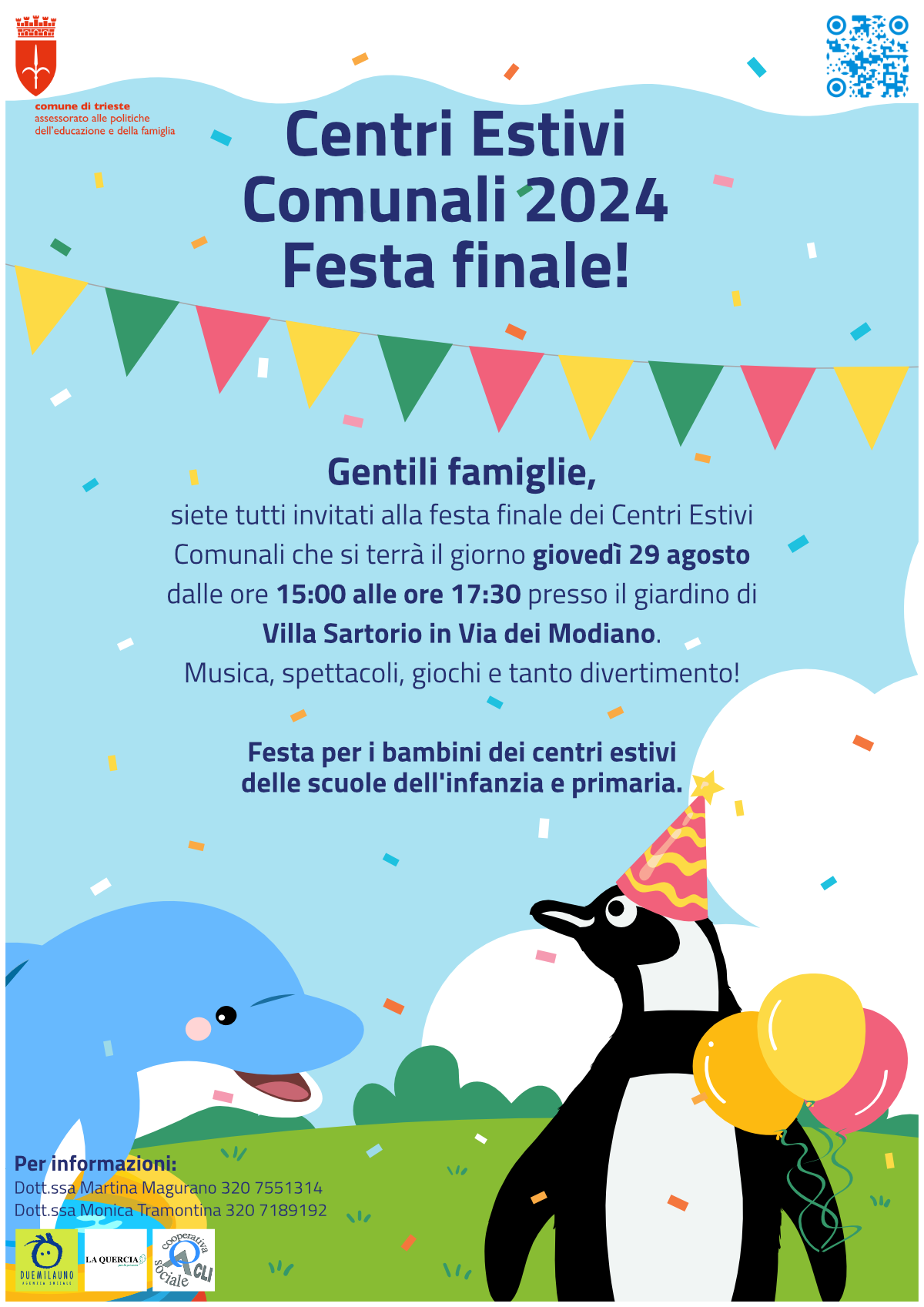 Volantino della festa finale